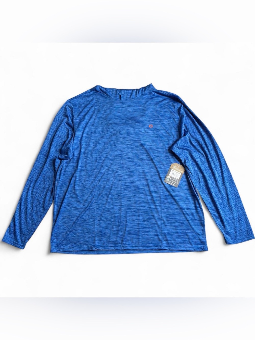 American Sportsman Men's Long Sleeve Performance Shirt - Blue